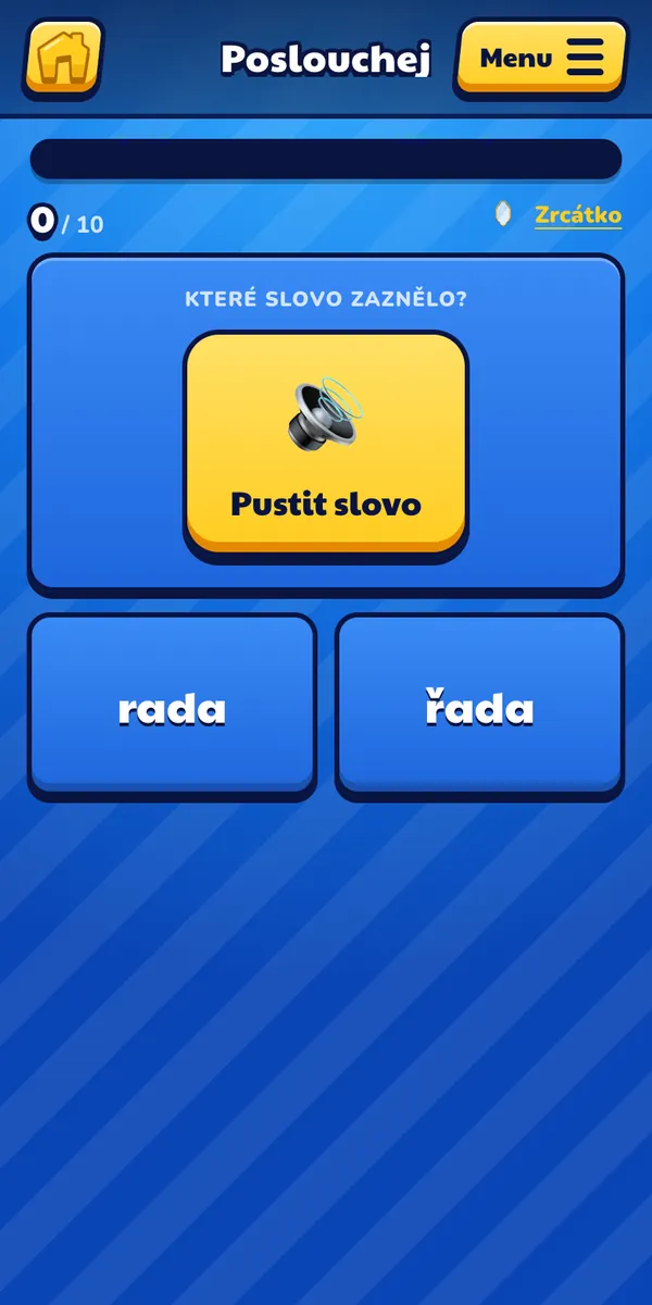 Dítě: Poslouchej: pozná, které z podobných slov zaznělo, třeba „kosa“, nebo „koza“.